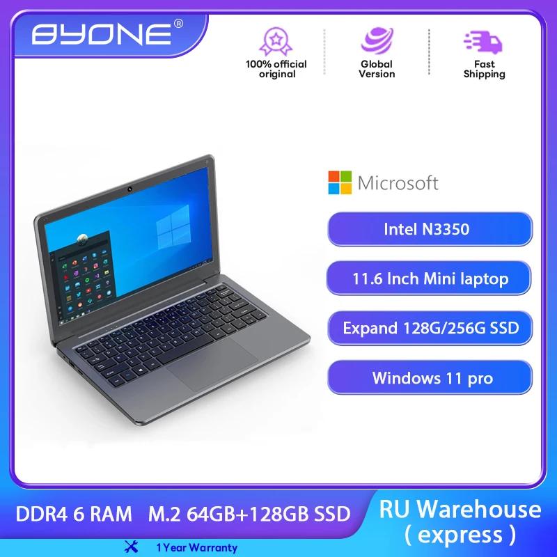 BYONE   ̴ Ʈ,  Ʈ, л 繫  ޴ ݺ,  N3350, 6GB RAM, 64GB SSD, 11.6 ġ